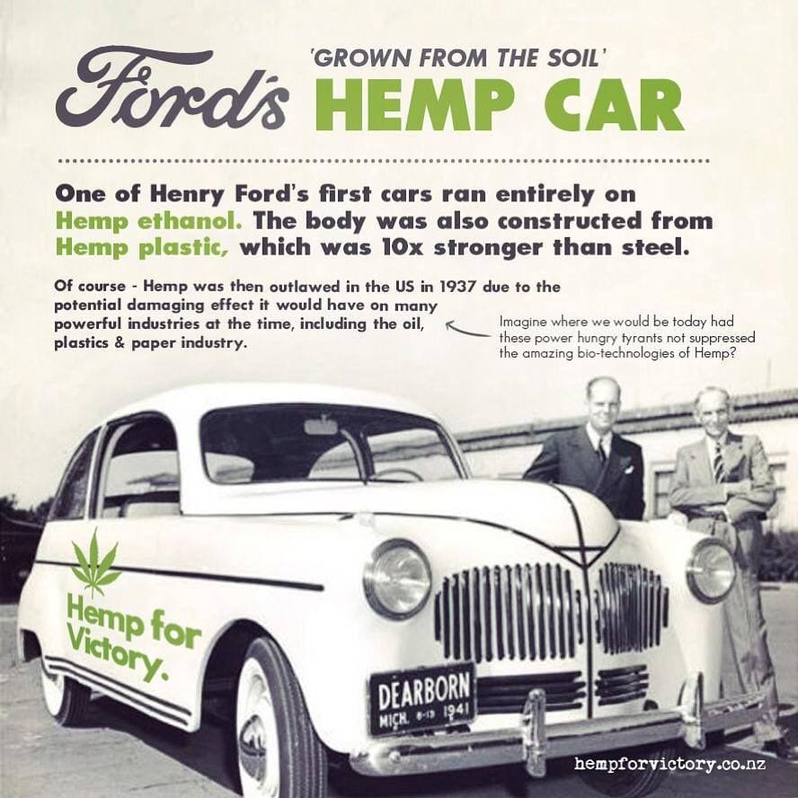 simplemandude's tweet photo. Hemp will save the world, IF we let it! Henry Ford built a hemp car, but they told him to knock that off because they wanted to sell steel and oil!
We need hemp products!!
#hemp
#hempoil #hempcar #Oilprices #gasprices #oilandgas $f https://t.co/w2dA2NSY7Z