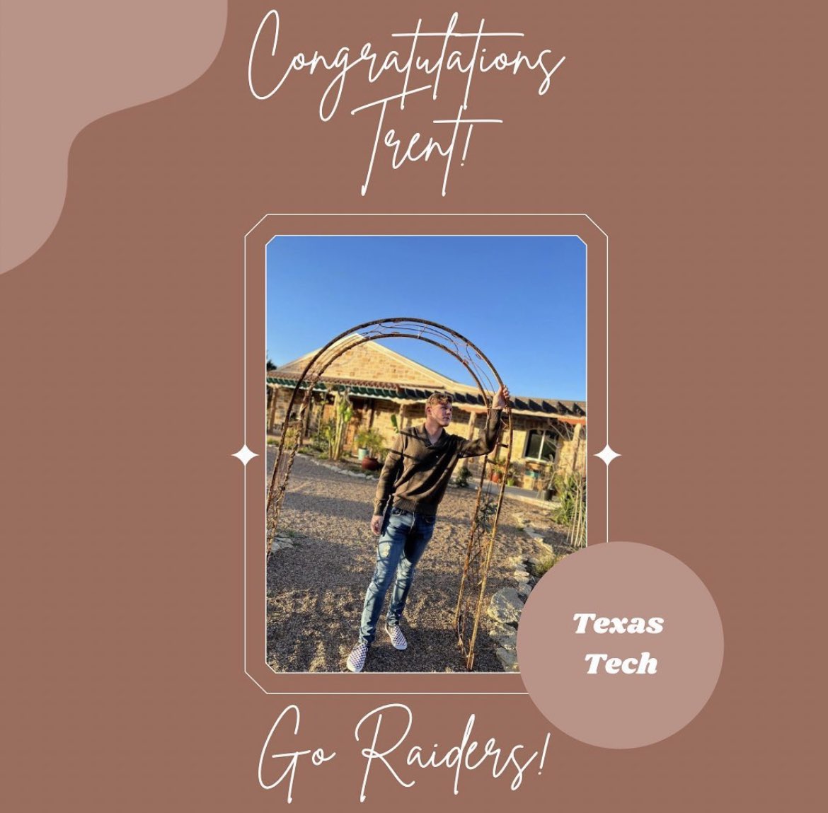 COMMITMENT ANNOUNCEMENT!  Congratulations Trent for committing to the Texas Tech University Animal Science program! 

You have a bright future ahead of you! Good luck! <a href="/TexasTech/">Texas Tech University</a> <a href="/KellerISDAVID/">Keller ISD AVID</a> @AVID_CR <a href="/AVID4College/">AVID</a>
