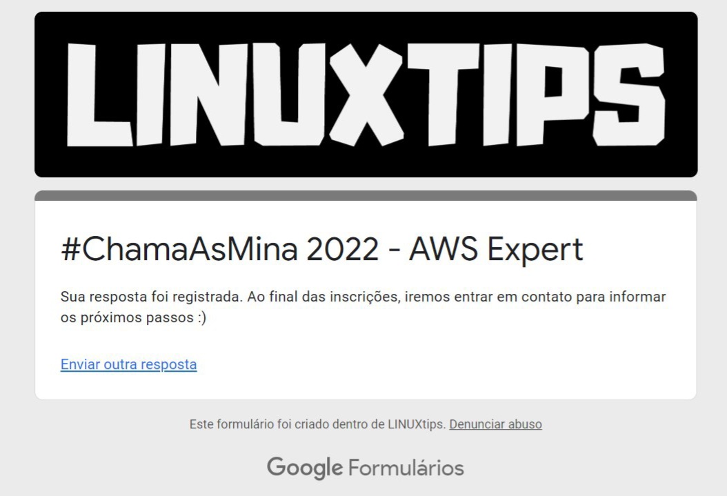 chaquelaine's tweet image. Inscrição feita aqui!!! Liguei até para as amigas se inscrevem! 

#ChamaAsMina #AWSexpert