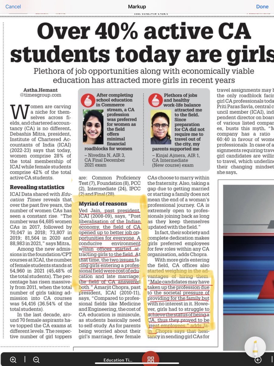 vedjainca's tweet photo. Women’s are preferring and excelling in CA profession. A profession which ensures 100% employment with an attractive remuneration &amp; in a very conducive &amp; healthy environment for women. A profession where women  are  demonstrating their competitive skills and excellence. https://t.co/JY5q6Zu9s9