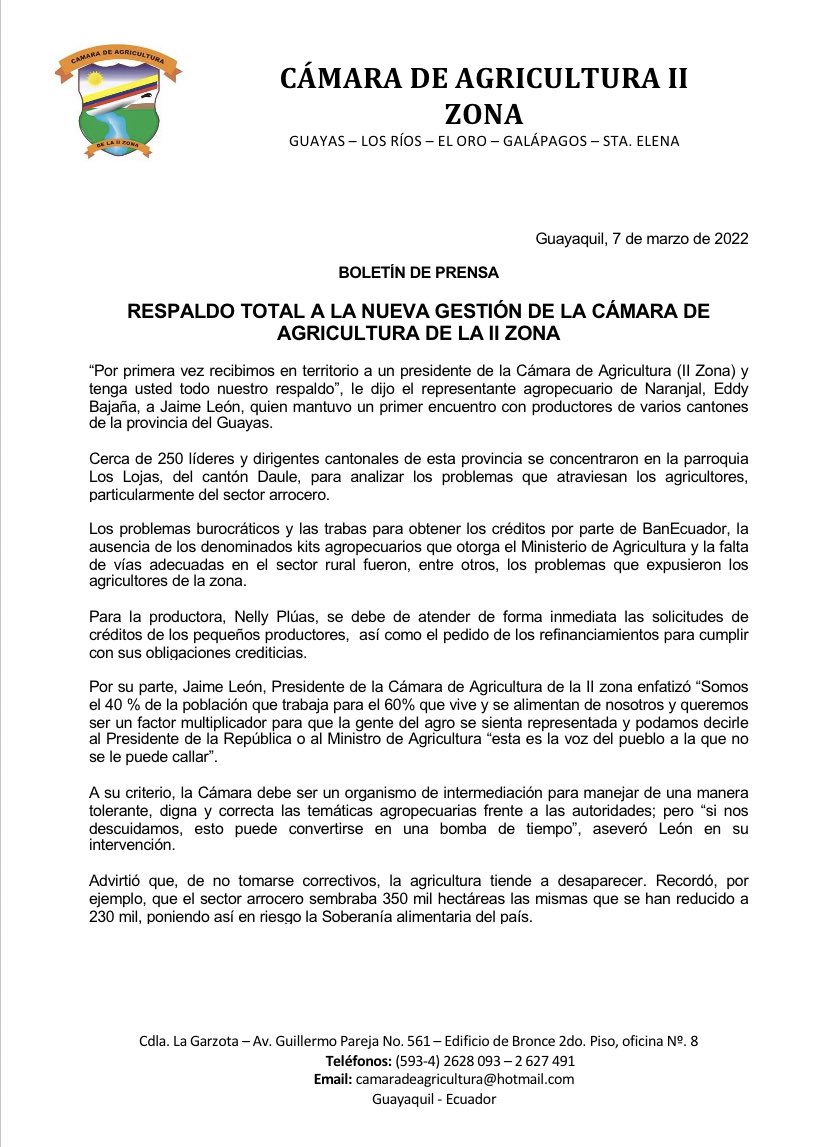 Camara de Agricultura de la 2da Zona tweet media