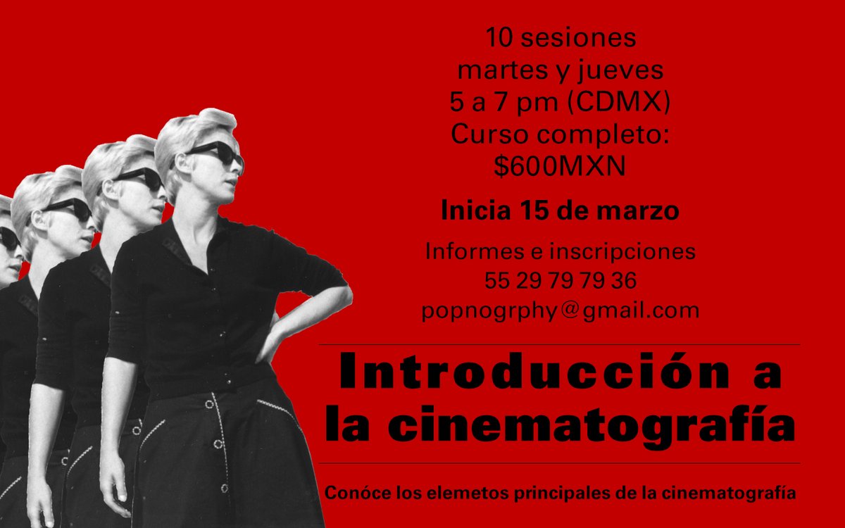 Amix, la próxima semana comenzamos con estos dos cursos sobre y alrededor del cine, los hacemos con mucho amor y con muchas ganas de que más personas se interesen en el tema. 

Por fa den RT máximo ✨✨