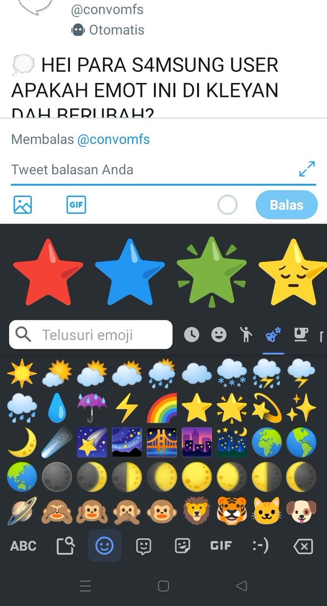 Powruru's tweet photo. @convomfs Punyaku Oppo kaya gini bintangnya. https://t.co/nyhGxNvJ5B