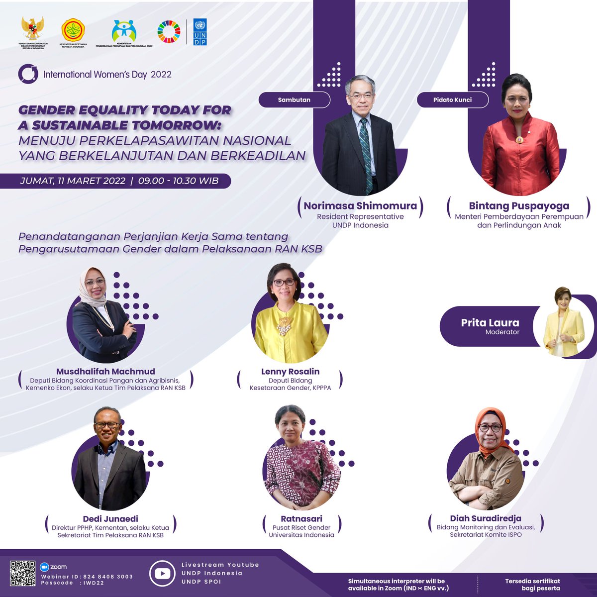 FoKSBI's tweet photo. Temukan jawabannya pada webinar 'Gender Equality Today for a Sustainable Tomorrow: Menuju Perkelapasawitan Nasional yang Berkelanjutan dan Berkeadilan', yang akan dilaksanakan pada:

📅 Jumat, (11/03), 09.00 WIB
🎥 https://t.co/FRjJl6NOha 
▶️ Youtube: UNDP Indonesia dan UNDP SPOI https://t.co/P8K2d5bU4i