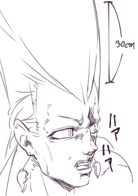 定期的にポルナレフ描かないと4ぬ病気
あと3週間もないから焦る 