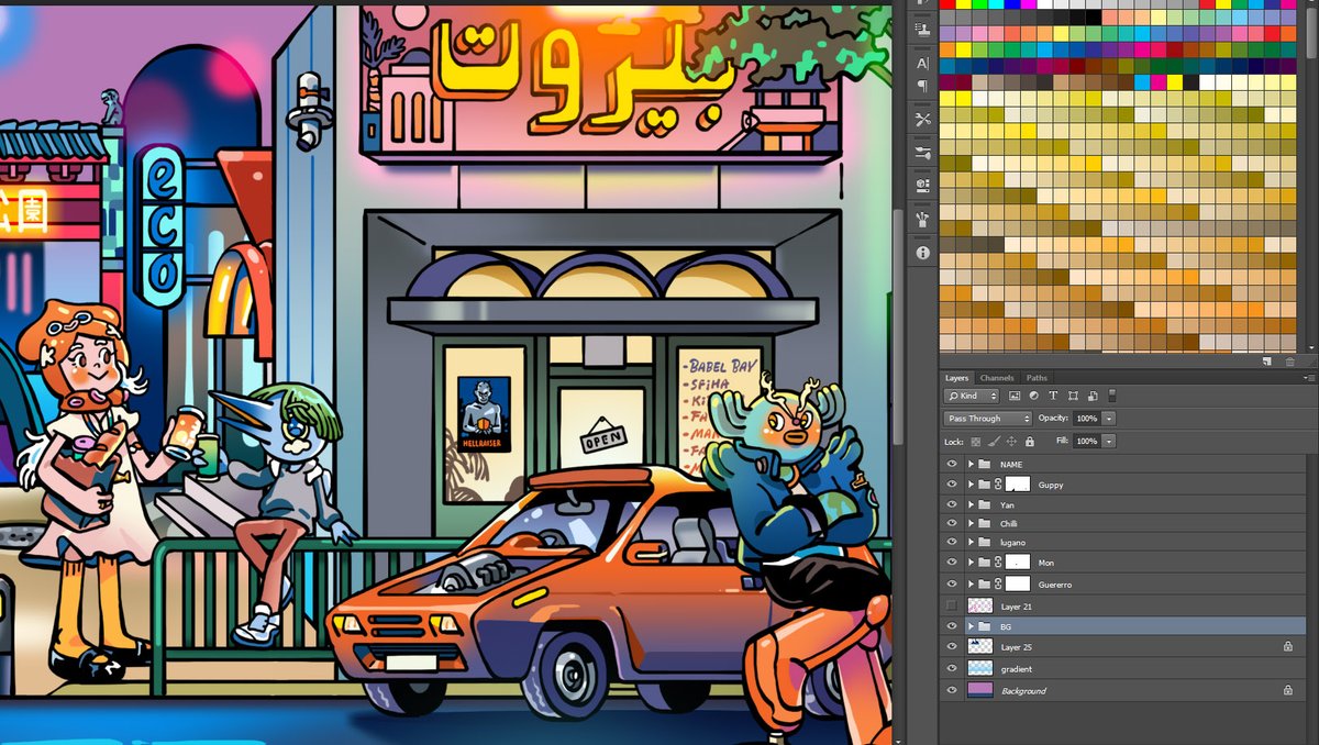 preparing for the midweek drop, this multi-culture background art of Sarasvati District will listing on Wednesday at 4 PM WIB 

#lucidcity #isapanicmonsta