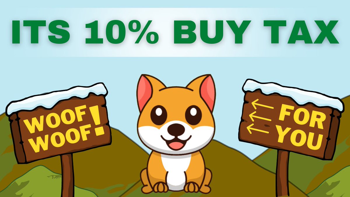 BABY_FLOKISHIB's tweet photo. It's The Surprise For Every One Who Wants To Buy @Babyflokishib But Due To High Tax It Was A Dream 

But But But Now It's Live

#babyflokishib Buy Tax Is Only 10% From Now 😍

♠️♠️ Retweet + Like + Follow ♠️♠️ https://t.co/Di0cTmP0n2