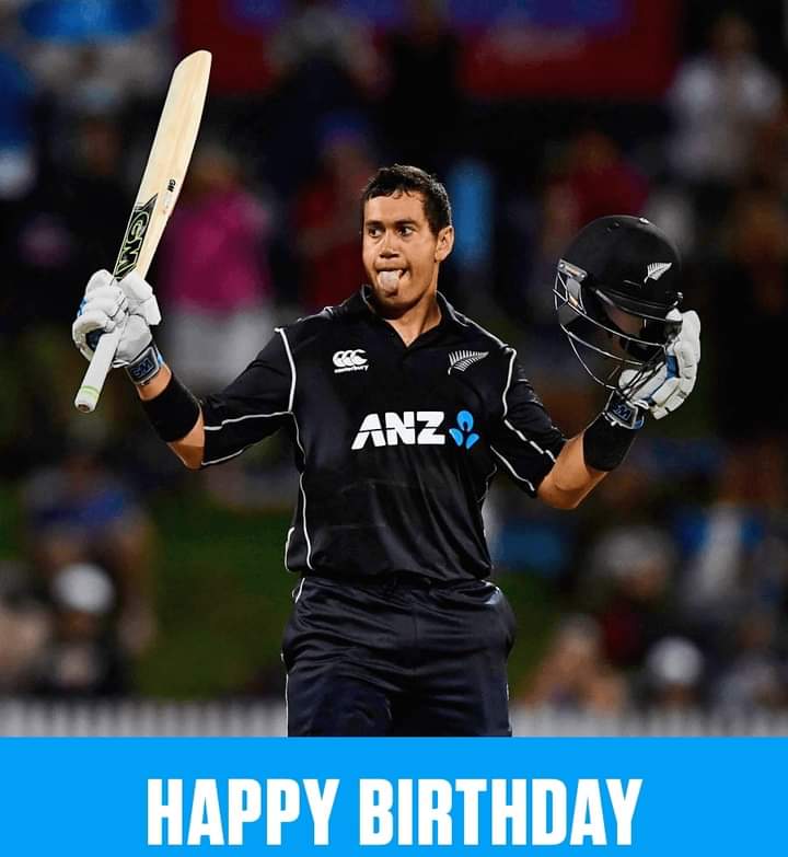 On this day Happy birthday to Ross Taylor, New Zealand\s leading run-scorer in international cricket!     