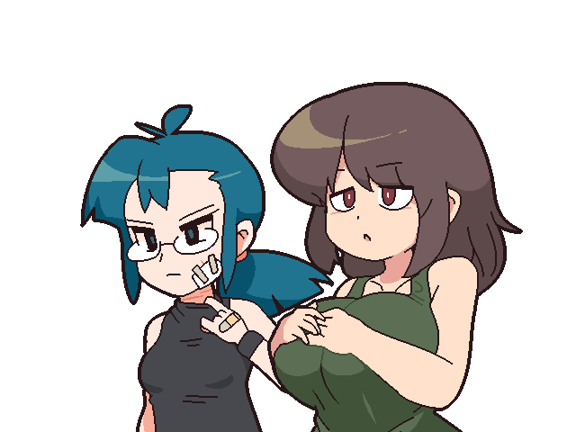 日記漫画と落書き #ドット絵 #おっぱい #上原洋子 #洋子と恵 https://t.co/95M0pyKGew 