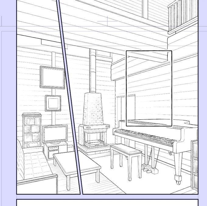 今日から #つんドル 16話の作画開始🎹

いつもと違う舞台が登場します。午前中ちまちま描いておりました…✍️ 