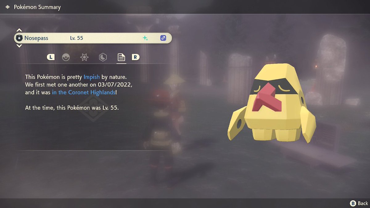 CharlieShiine's tweet image. Impish isn’t as good as I thought it was until I looked it up but I’ll take it #shinycheck #naturecheck #ShinyPokemon #Shiny #Pokemon #ShinyLivingDex #ShinyHunter #PokemonLegendsArceus #LegendsArceus