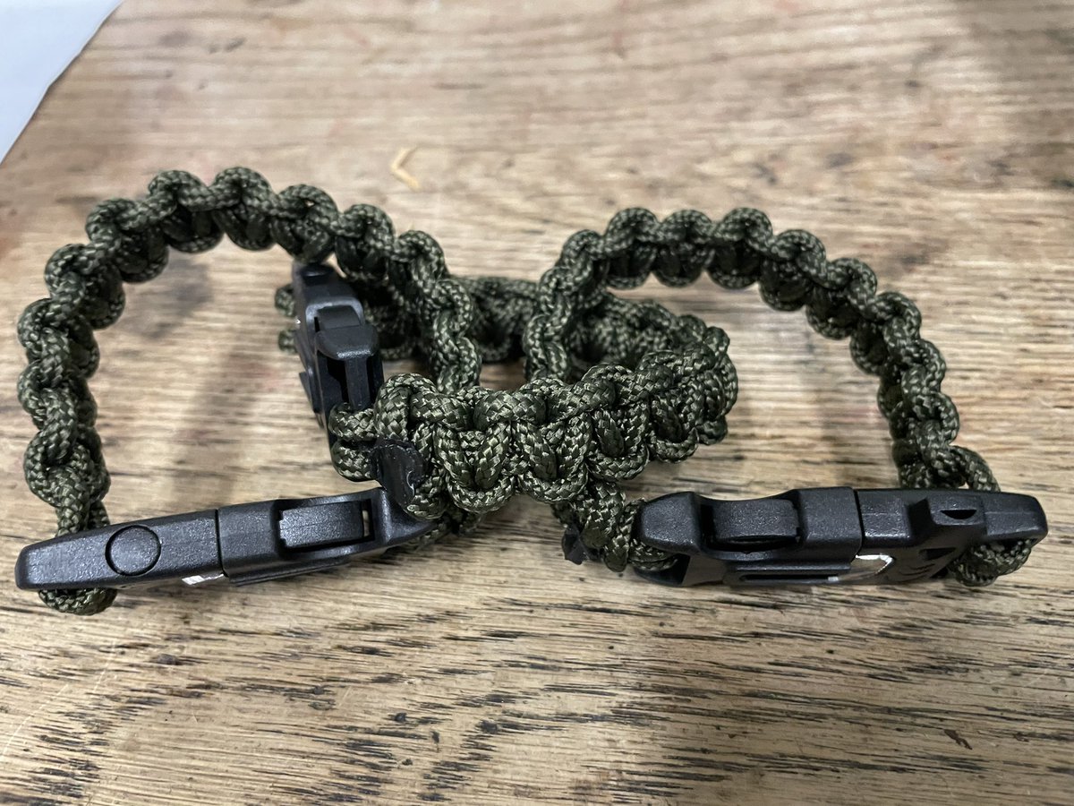 Six of the term will be winning flint and steel paracord bracelets this time.