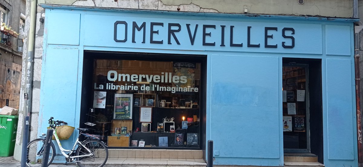FrancescaGary's tweet photo. @omerveilles #Grenoble rue Bayard/ librairie partenaire pour l'évènement #Edithon #Wikipedia ce  mardi 8 mars: journée du droit des Femmes @LaCasemate @Fuzzyraptor Science- fiction: les femmes écrivaines au programme de la journée (Voir le site) https://t.co/bQzUZLEzWC