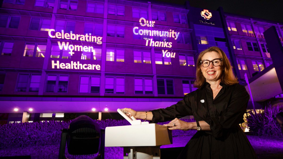 Last night, our Director of Surgery, <a href="/WendyBMelb/">Professor Wendy Brown</a>  flicked the switch to send The Alfred awash with purple in recognition of women in healthcare. Wendy holds one of the country’s most senior surgical roles. Read her inspiring story as part of #IWD2022 bit.ly/37cP3re