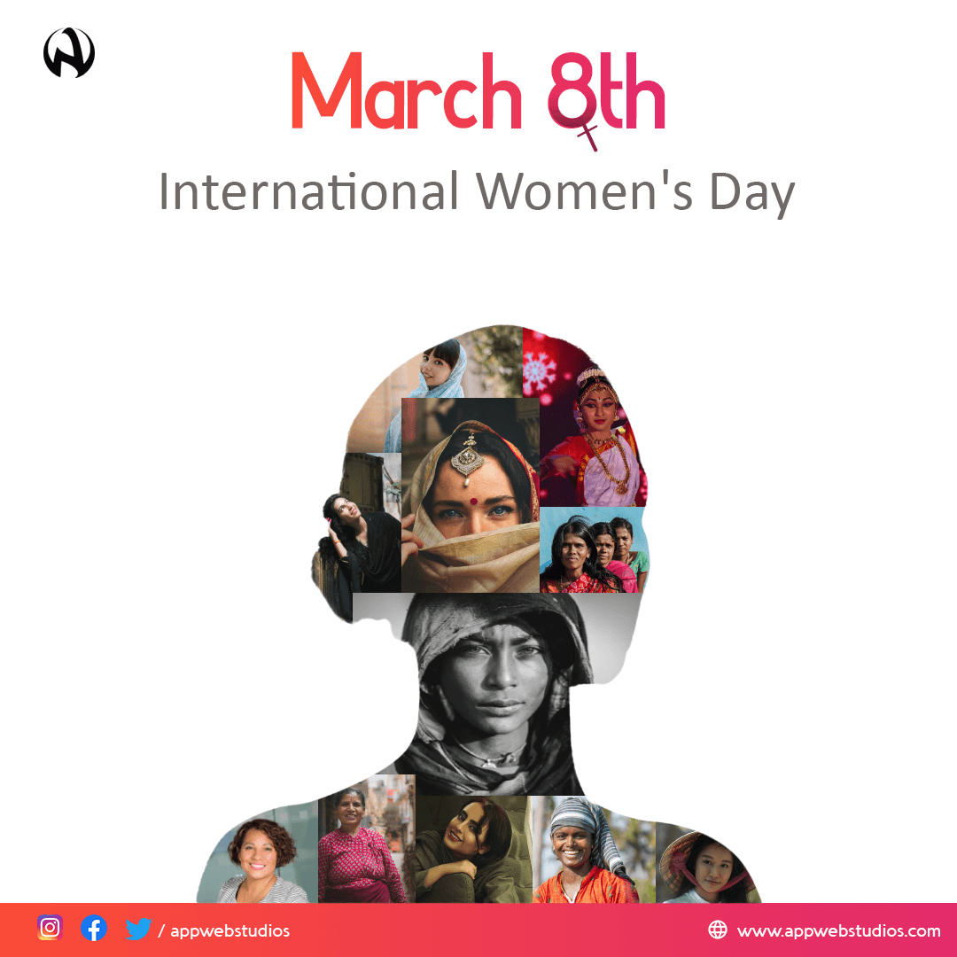 AppWebStudios's tweet image. To all the incredible women in the world, shine on, not just today but every single day. Happy Women&apos;s Day. #WomensDay #WomensDay2022 #AppWebStudios