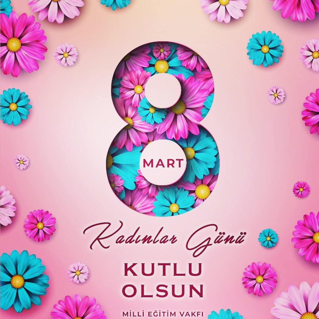 Varlıklarıyla ve emekleriyle dünyamızı güzelleştiren kadınların 8 Mart Dünya Kadınlar Günü Kutlu olsun 💜