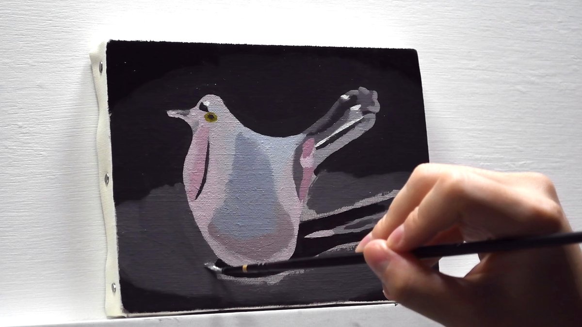 1時間20分くらいで描いたやつ。
淡い色のモチーフは白や黒等の彩度の低い背景にセッティングすると描く際の色の塗分けがしやすいし、絵を観る側にも固有色が伝わりやすい。
#油絵 #oilpainting 
↓メイキング動画↓
https://t.co/BF7zDaP9xJ 