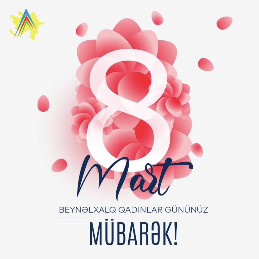 officialmys's tweet photo. 💐 Zərifliyin, fədakarlığın, ülviliyin və gözəlliyin rəmzi olan əziz xanımlar, bayramınız mübarək!
#Gənclərİdman #MysAz #MysGovAz #GənclərvəİdmanNazirliyi https://t.co/PkEUOea1oH