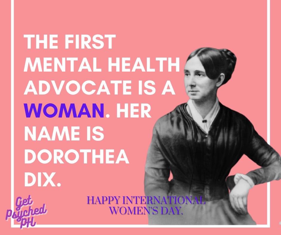 getpsychedph's tweet photo. Mabuhay ang mga modernong Dorothea Dix! Happy International Women’s Day 🎀💖💕
#futureisfemale
#AbanteBabae 
#WomensDay https://t.co/UNZI9aMEwZ