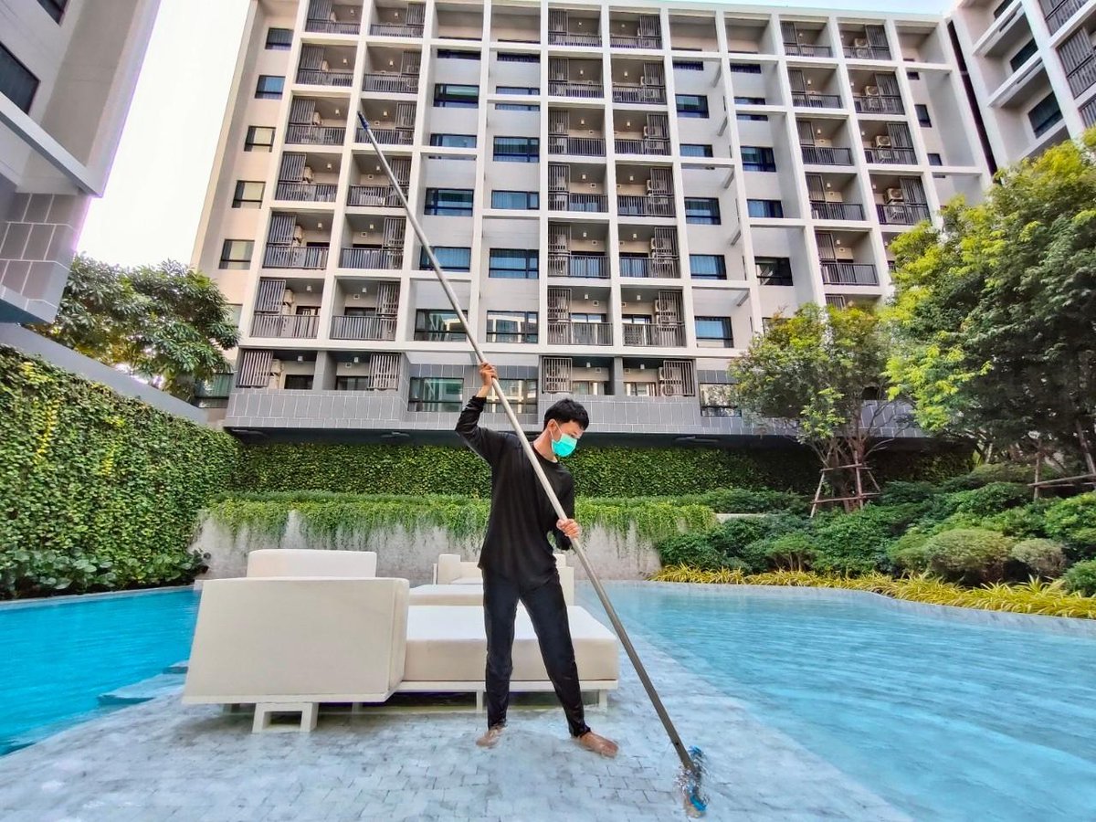 PlusPropertyTH's tweet photo. ทีม Plus Living Management เรา ~ใส่ใจดูแล~ สระว่ายน้ำในทุกโครงการทุกวัน ใส่ใจตรวจสอบคุณภาพน้ำในสระอย่างสม่ำเสมอ เพื่อให้สะอาด สวยงาม และพร้อมใช้งาน✨

#PlusProperty #PlusLivingManagement #PlusForYourLiving https://t.co/DAgEVs1ehx