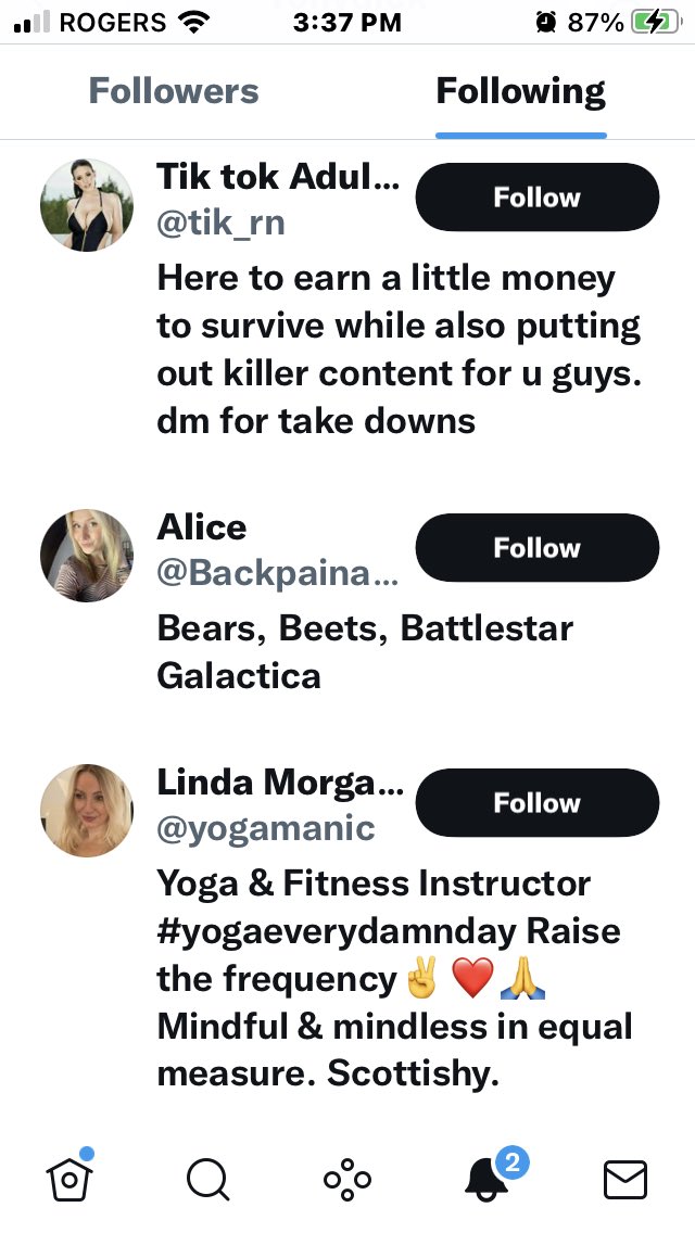 AlbertaMajority's tweet photo. @RealFrozz @RealChangeAllie @RachelNotley @anthonydick1914 He decided he would rant abt WHO I follow so I had a look at WHO he was Following &amp; Followed by.
I was appalled by what I found!
Over 75% of Accts were young girls on TikTok, prostitutes &amp; escorts.
When I asked if he’s a pedophile he deleted them &amp; blocked me for exposing him.
👇 https://t.co/Tz1pflbAvf