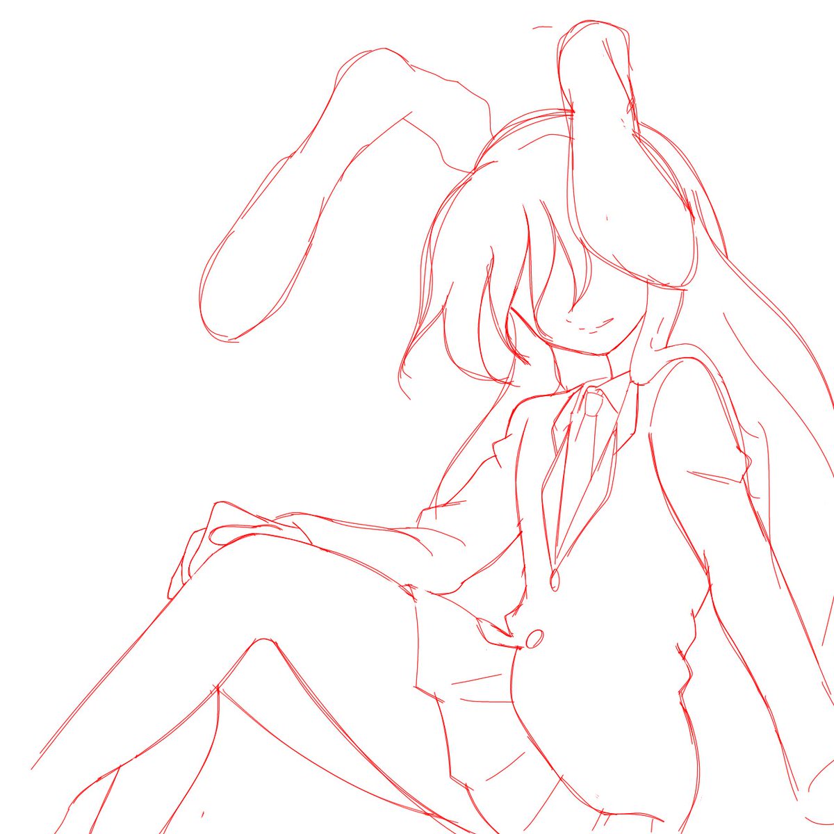 闇うどんを描いてる 