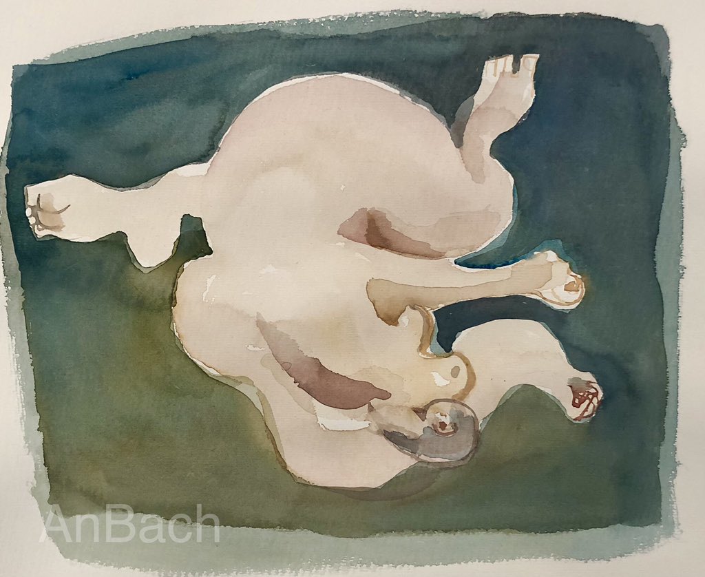 AnBacHH's tweet photo. 人體  nude  33*41 watercolor 水彩2022

#水彩 #illustration #art #painting #myart #kunst #芸術 #drawing #イラスト #丙烯 #doodle #sketch #絵描きさんと繋がりたい #ArtistOnTwitter #fashion #drawings #絵描き　#Masterpiece #gallery #L2GALLERY #Watercolor https://t.co/mMsi3L3j4m