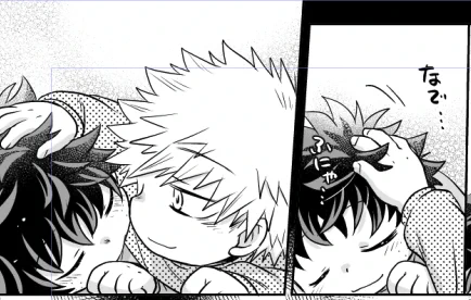 描き下ろし漫画からもういっこ
メインは一緒に電車に乗る雄英時代の二人だけど隙あらばショタ時代を入れてしまう病なので😂 