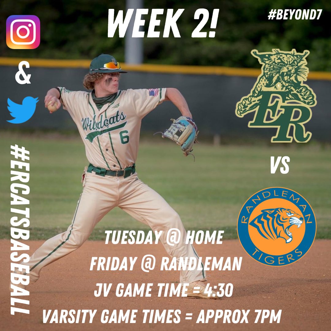 ER_CatsBaseball's tweet photo. 🚨CONFERENCE PLAY IS HERE!!!🚨
May the road rise up to meet you.
May the wind be always at your back.
May the sun shine warm upon your face; the rains fall soft upon your fields …
#GoCats #ERCatsBaseball #Beyond7 https://t.co/7aUkRMomyV