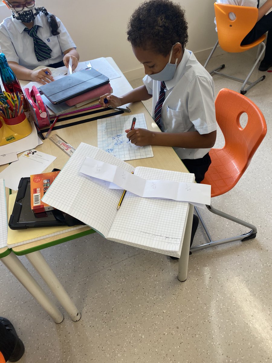 Year5_WEK's tweet photo. We have been exploring equivalent fractions through an investigation. https://t.co/Kdm9NZUY62