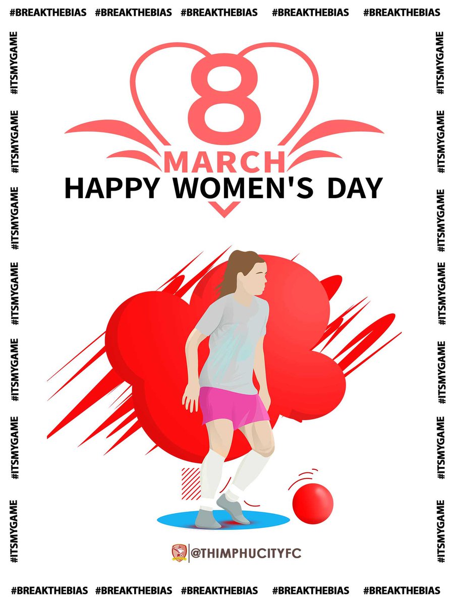 Happy International Women’s Day! #BreakTheBias  #genderequality #ItsMyGame
