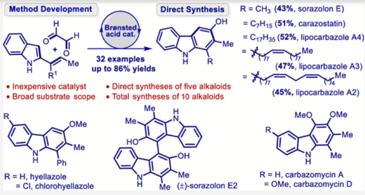 msm_lab's tweet photo. Years long commitments have paid off. Check out our work on synthesis of carbazole and its alkaloids through benzannulation strategy in @JOC_OL. Congratulations to @ankush_chem @ChemShuv07 for their constant efforts. @modhumaji  @serbonline @TotalSynthesis
https://t.co/Q5gVSnOtha https://t.co/CvoglMfLL4