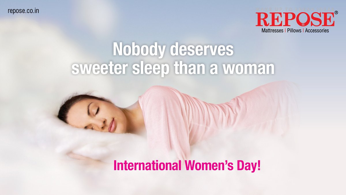They multitask and manage them all. The woman of today is a wonder woman who deserves the deepest sleep night after night so that they can change the world one day at a time!
.
.
#women #internationalwomensday #repose #reposemattresses #reposepillow #repose #superwomen