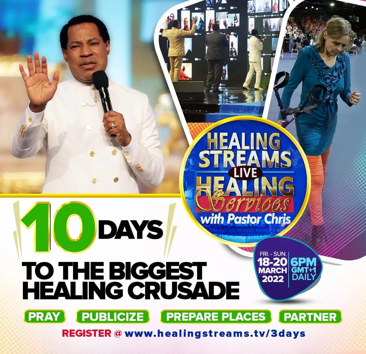 IT'S 10 DAYS TO THE HEALING STREAMS LIVE HEALING SERVICES WITH PASTOR CHRIS.
WE ARE GETTING CLOSER AND CLOSER AND CLOSER.
GLORRRRYYYYY!!!!!
Register NOW @
healingstreams.tv/zone/HSPISM
#HealingStreamsLive
#HSLHS
