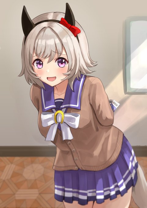 「お兄ちゃん、明日はなにも予定ないんだって～?」
#ウマ娘 #カレンチャン #アザトイカレンチャン 