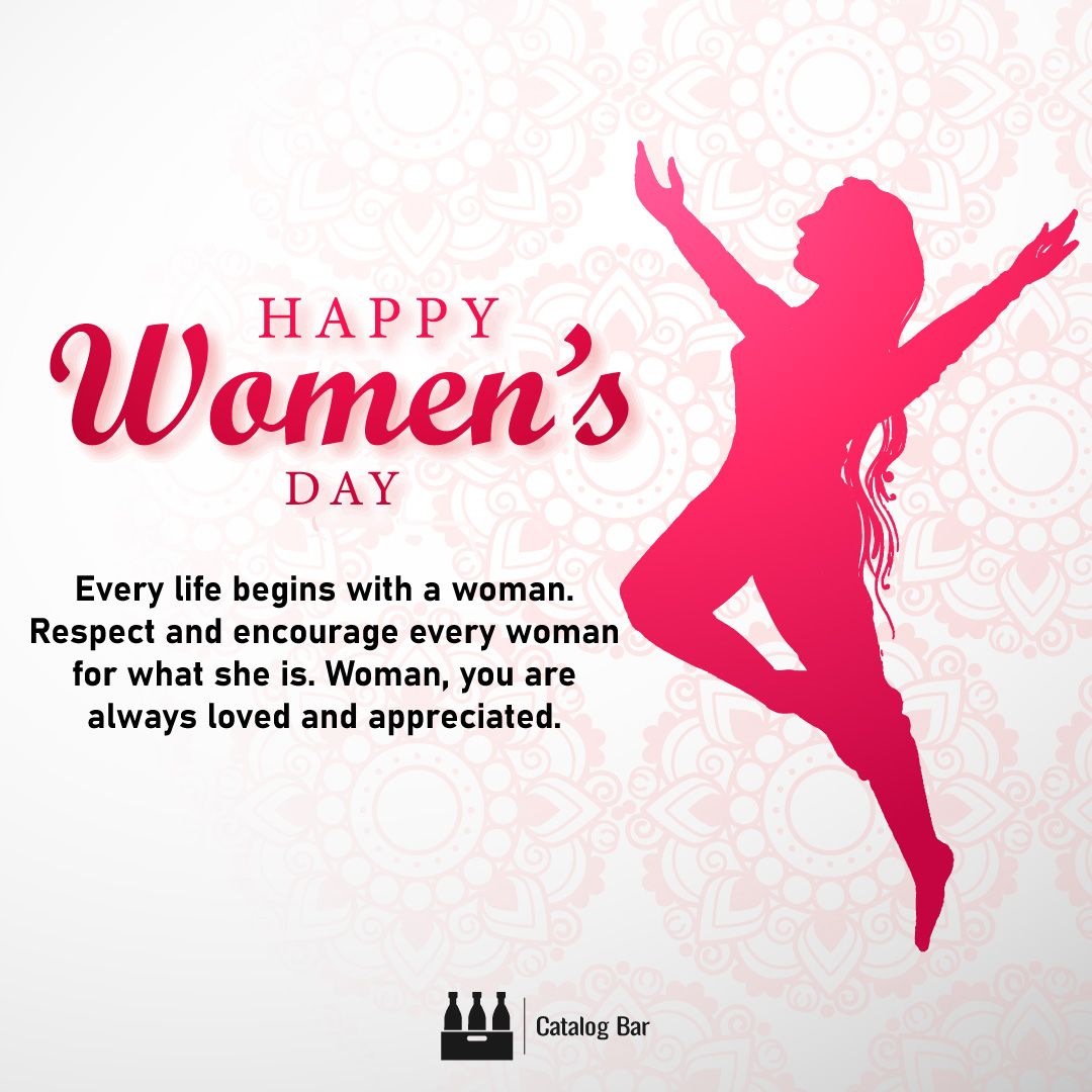 CatalogBar's tweet photo. Every life begins with a woman. #Respect and encourage every #woman for what she is. Woman, you are always loved and appreciated. Happy #International #Women's Day!

#womensdayspecial #HappyWomensDay2022 #happywomensday #womensdaycelebration #womensdayeveryday #catalogbar https://t.co/Lwt2t6PfqV