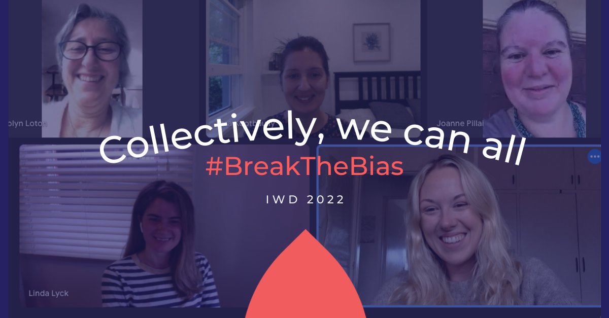 Proud to work with some amazing women here at Juntos Marketing - Carolyn Loton, Linda Lyck, Sara Kootbaully, Joanne Pillai &amp; Nicola Rough. Happy International Women's Day! Let's come together to help #breakthebias