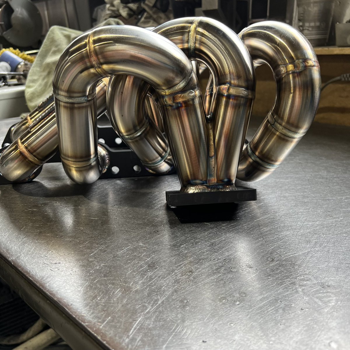 SR20 ベルヌーイEXマニ 地道に製作中 #SR20 #エキマニ #シルビア