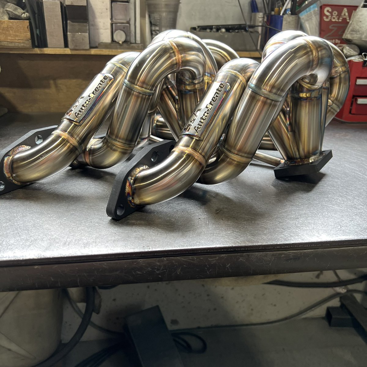 SR20 ベルヌーイEXマニ 地道に製作中 #SR20 #エキマニ #シルビア