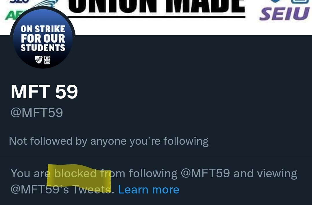 DeAngelisCorey's tweet photo. how odd this teachers union that is striking tomorrow accidentally blocked me https://t.co/de4kKtSJt8