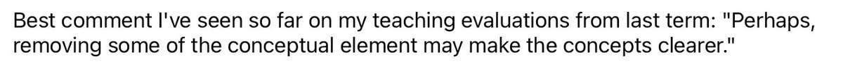 QuantumAephraim's tweet photo. #TeachingEvaluations
#ConceptualElement
#AcademicTwitter
#Sigh https://t.co/3gQ7eFyejG