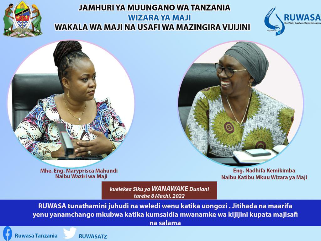 Ruwasa Tanzania (@ruwasatz) on Twitter photo 