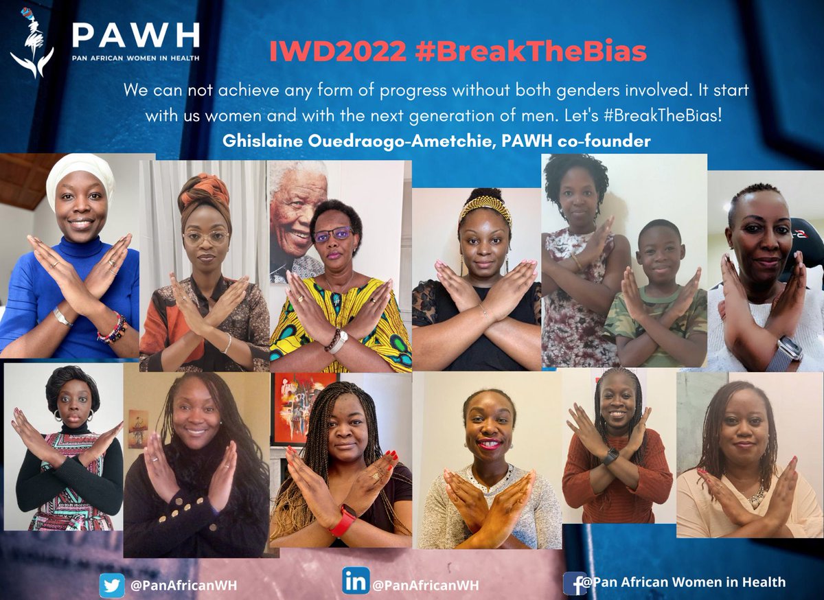 PAWH was founded with the aim of breaking the cycles of opportunity bias and discrimination against #African women working in #globalhealth. So, we couldn't be happier to stand with all women and girls to celebrate #internationalwomensday! 

Together, let's #breakthebias!