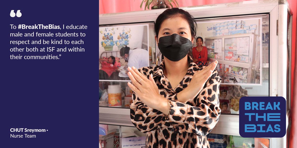 isfcambodia's tweet photo. For women everywhere, let's #BreakTheBias
·
·
·
#IWD #InternationalWomensDay #WomenCanDo https://t.co/8ylP5c0ln6