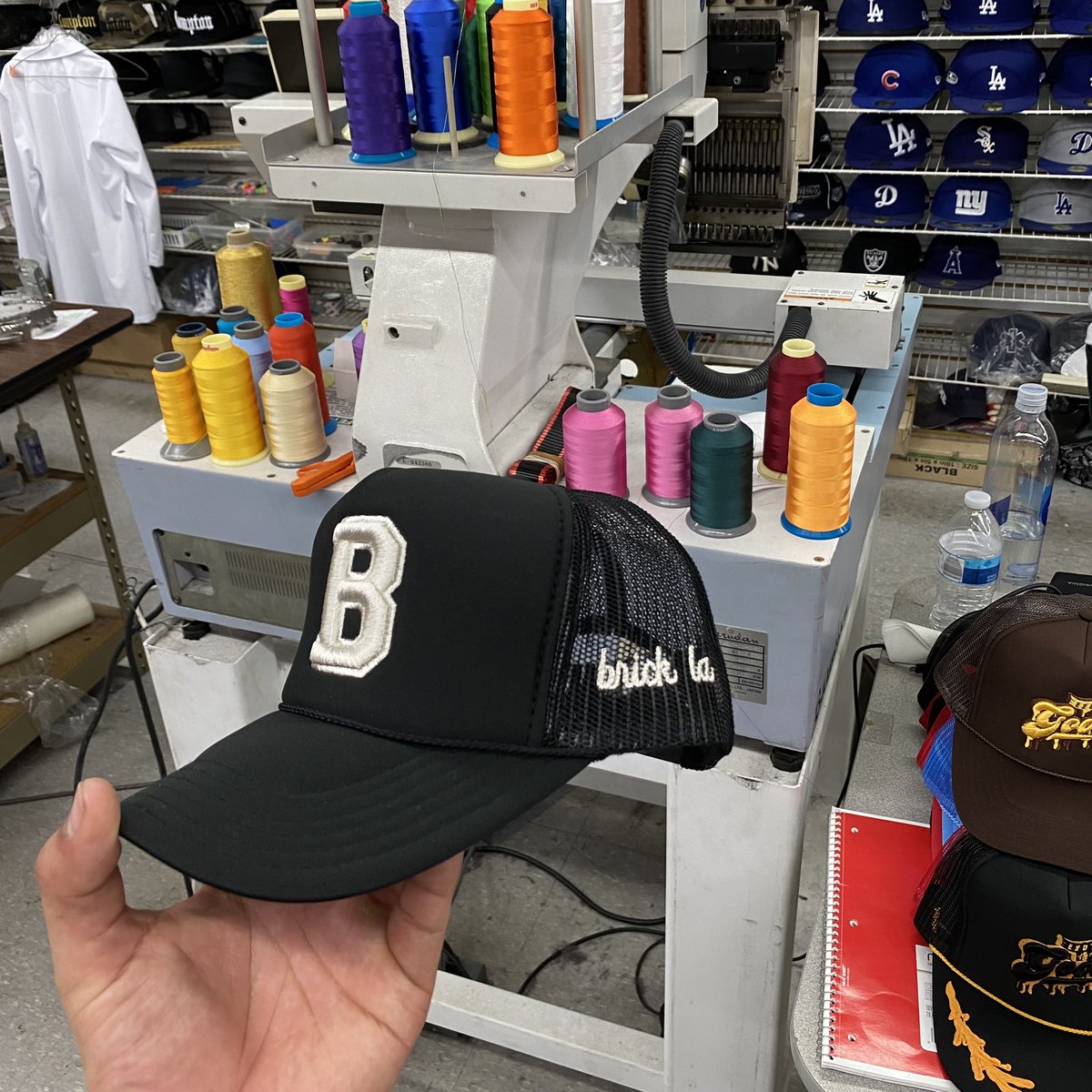 bricklosangeles's tweet photo. Brick Staple Trucker Hat Twitter Giveaway! 🚨 
.
Retweet, Like, &amp; follow @bricklosangeles for a chance to win a sample of our unreleased ‘Staple Trucker Hat’ 🧱 
.
2 winners will be chosen and announced 🗣 Sunday 3/13/22! https://t.co/K3wnbhgiLG
