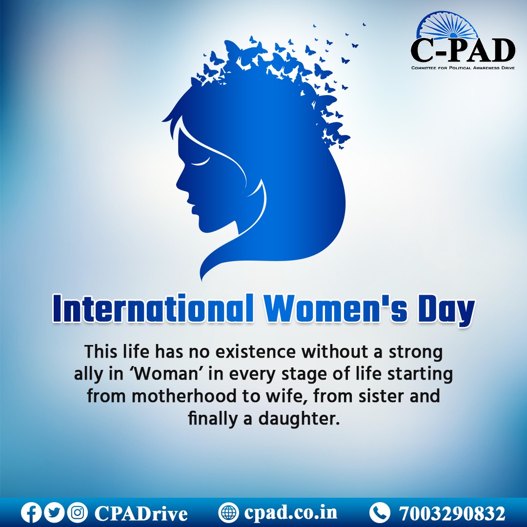 CPADrive's tweet photo. Happy International Women's Day

This life has no existence without a strong ally in ‘Woman’ in every stage of life starting from motherhood to wife, from sister and finally a daughter.
#HappyWomensDay #WomensDay2022 #WomensDay https://t.co/xVQFZVCsRv