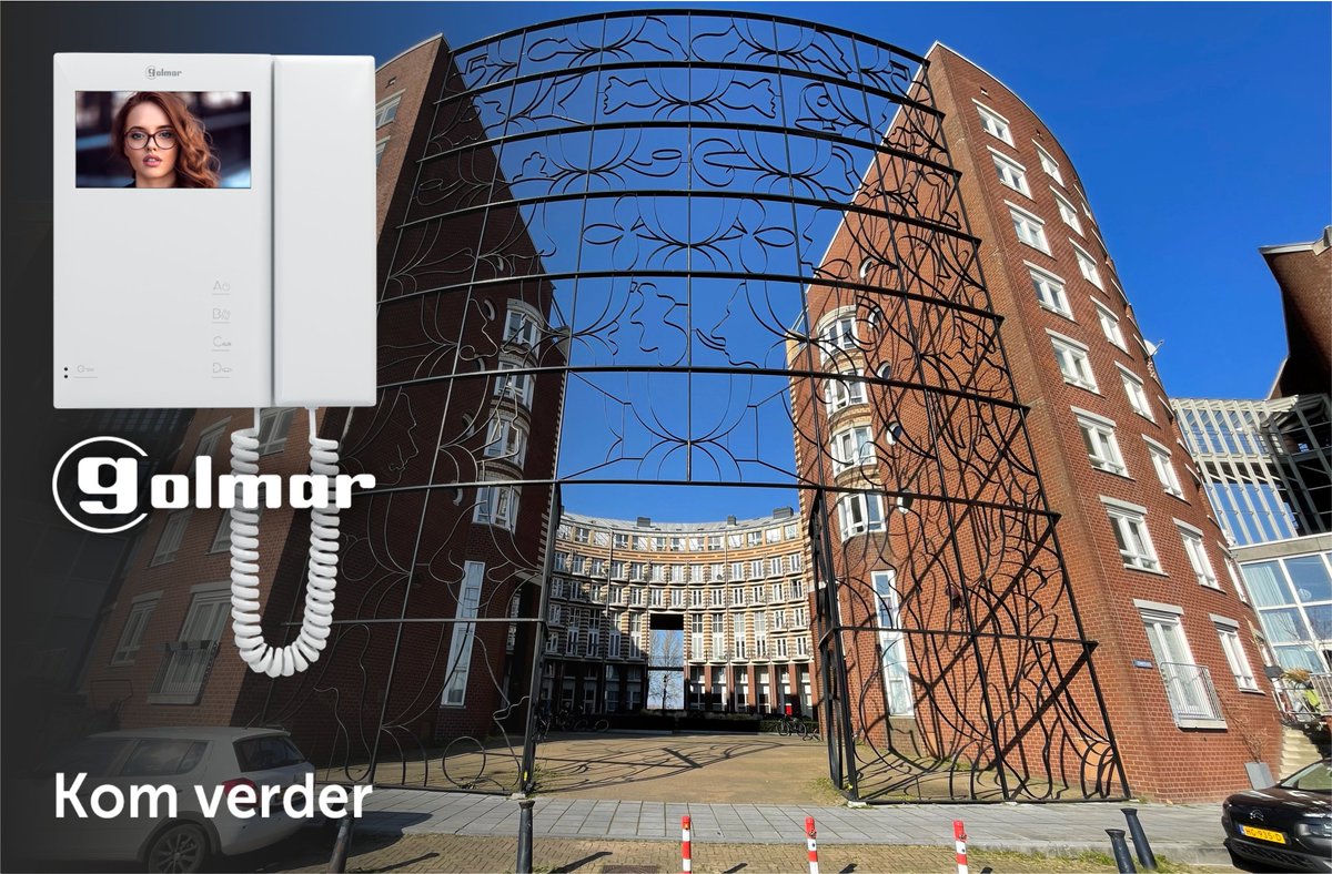 Barcelonaplein complex in 1993 opgeleverd. 218 app.  Vernieuwend destijds: videofoon, iets wat toen nog niet op grote schaal toegepast was in sociale woningbouw. Na 27 jaar toch tijd voor een nieuw systeem. GTwin van GOLMAR. Lees hier het hele verhaal → lnkd.in/ezhpfyFU