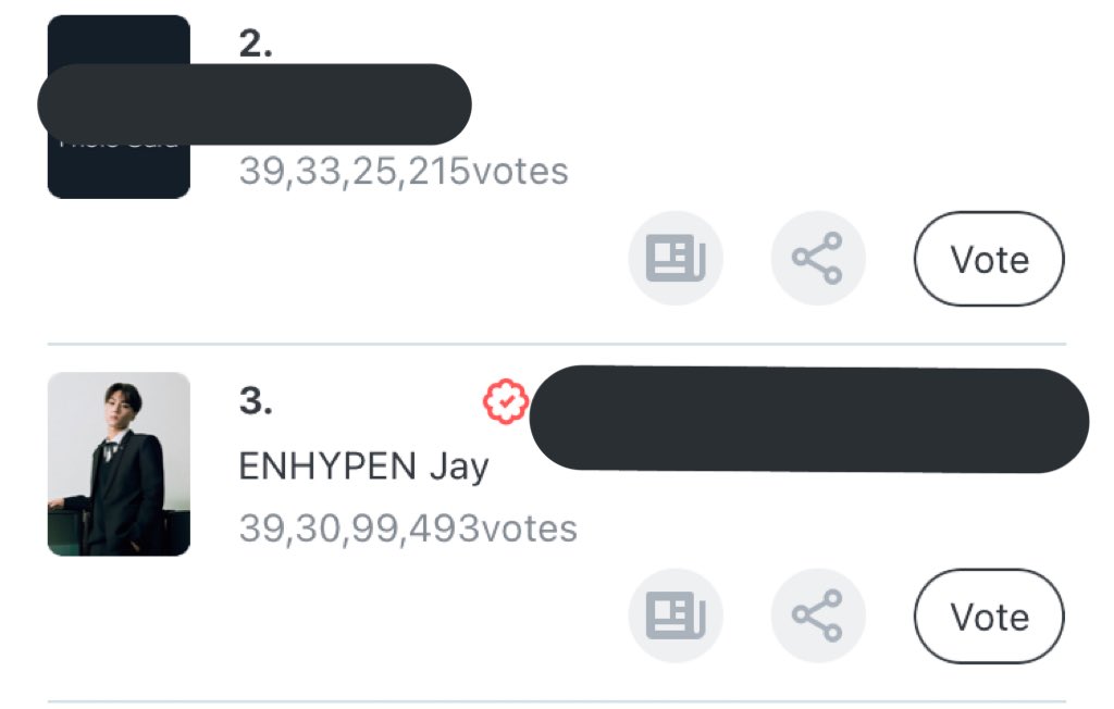 jaylandglobal's tweet photo. 🚨 WE ARE NOW RANK #3 VOTE FOR JAY !!! NOW THREE MINUTES LEFT https://t.co/pX7w4MYN1d