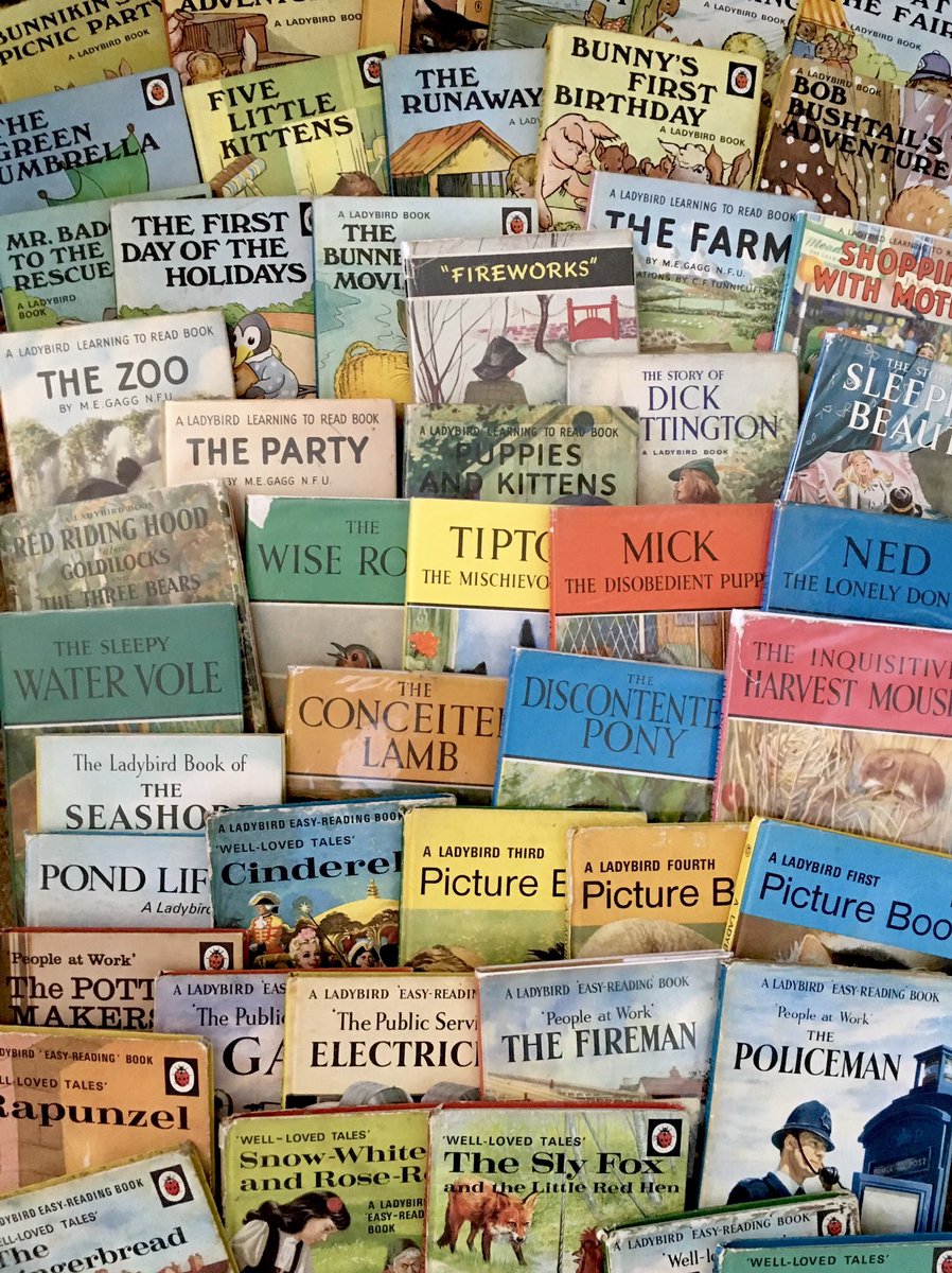 Just a few of the very many classic Ladybird books written or illustrated by women #InternationalWomensDay