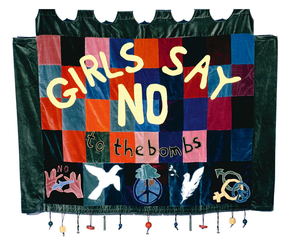 Banner by peace activist Thalia Campbell #WomensArt

#InternationalWomensDay